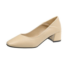 Load image into Gallery viewer, Women Spring Square High Heels Shoe