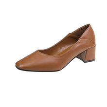 Load image into Gallery viewer, Women Spring Square High Heels Shoe