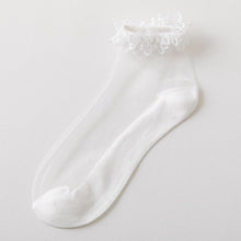 Load image into Gallery viewer, Flowers Lace Ladies Sheer Socks