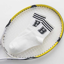 Load image into Gallery viewer, Classic Striped Letter Print Fashion Short Socks