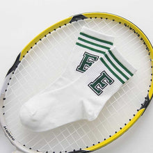 Load image into Gallery viewer, Classic Striped Letter Print Fashion Short Socks
