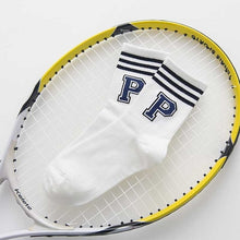 Load image into Gallery viewer, Classic Striped Letter Print Fashion Short Socks