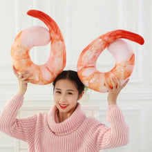 Load image into Gallery viewer, Creative Plush Peeled Prawns Stuffed Animals
