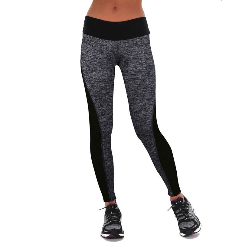 Leggings Black/Gray Women's Workout Pants