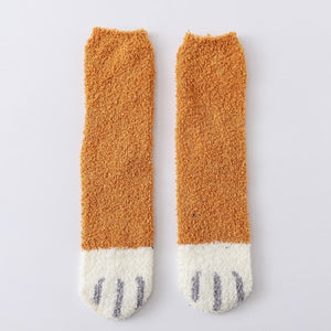 Autumn and Winter Cat Socks