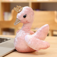 Load image into Gallery viewer, Cute Crown Swan&amp;Hippocampus Plush Toy
