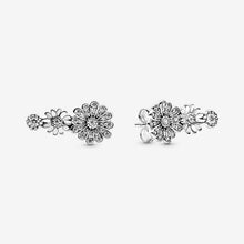 Load image into Gallery viewer, Sterling Silver Earrings Pink Daisy Bloom
