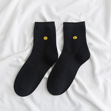 Load image into Gallery viewer, Cartoon Small Smiling Face Female Socks
