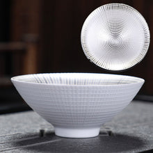 Load image into Gallery viewer, High-grade silver-plated ceramic tea cup
